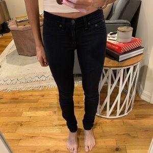 Rag and bone black leggings skinny jeans